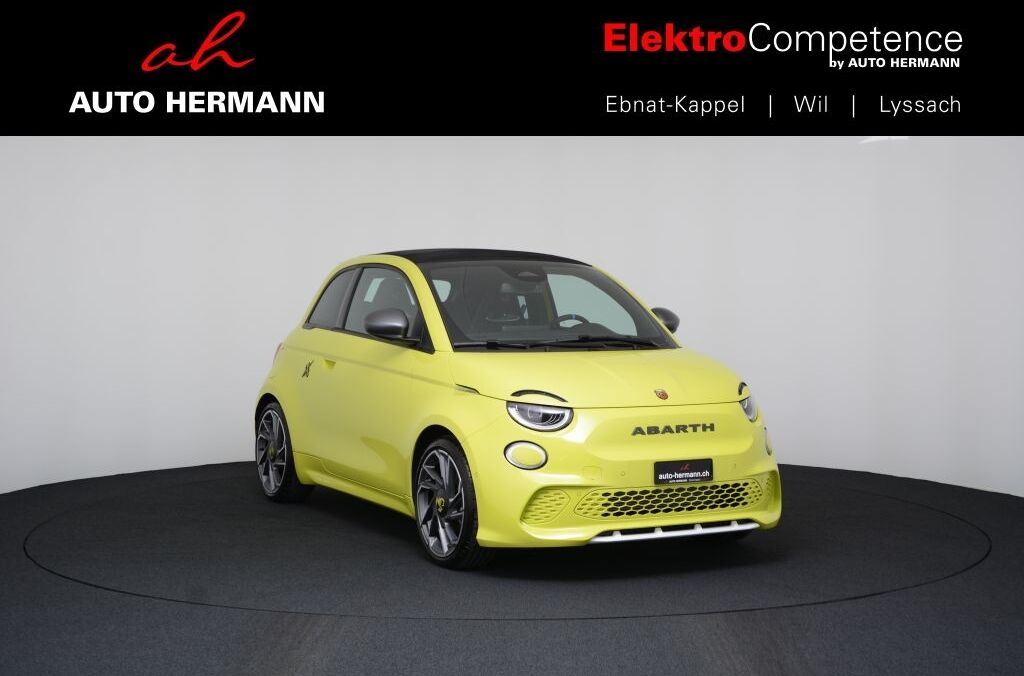 FIAT Abarth Cabrio 500e Scorpionissima - Ebnat-Kappel